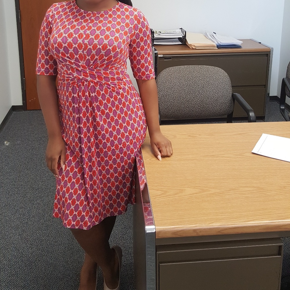 Donna Morgan Mid Sleeve Dress
